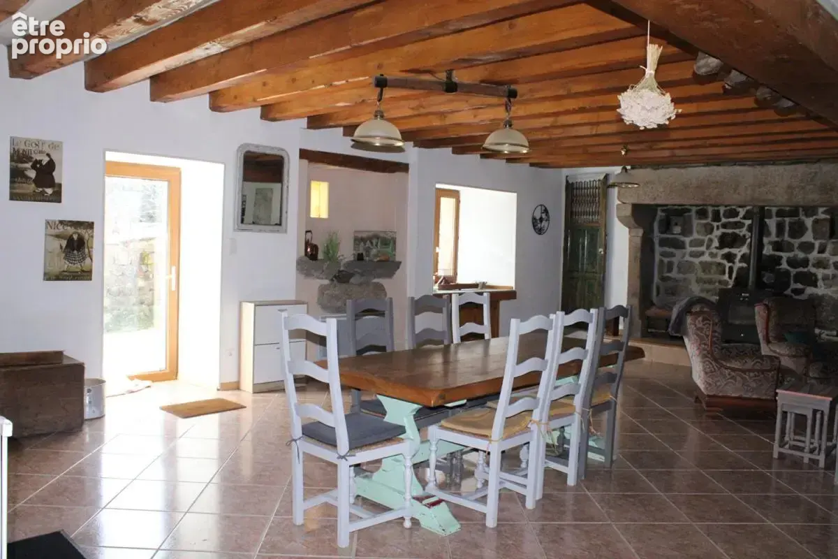 Exclusivité ferme en pierre , lauze Maison Grandrieu 4 pièce(s) 130 m2 - photo 3