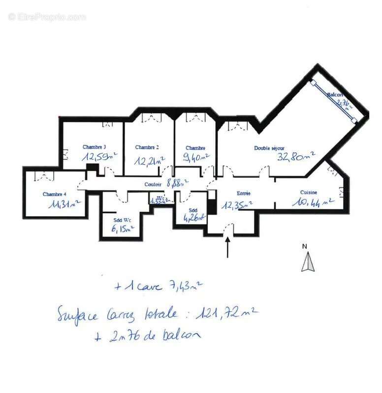 Appartement à BOULOGNE-BILLANCOURT