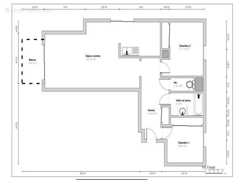 Appartement à ABBEVILLE