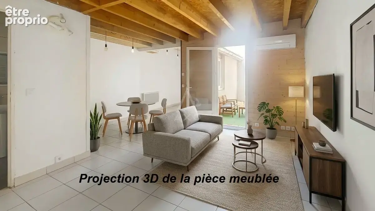 Maison de ville 57 m²  Captieux  Cour privative sans vis-à-vis - photo 2