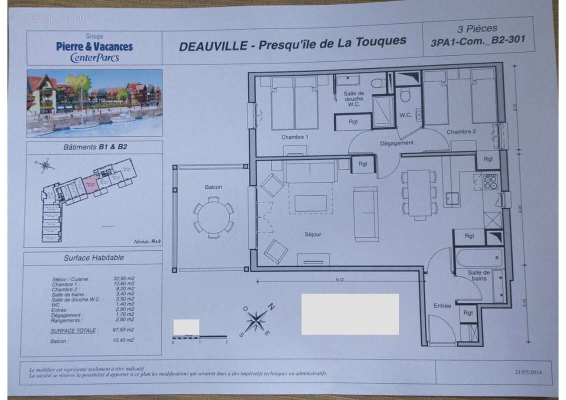 Appartement T3 d’exception DEAUVILLE Presqu'île de la Touques - photo 13