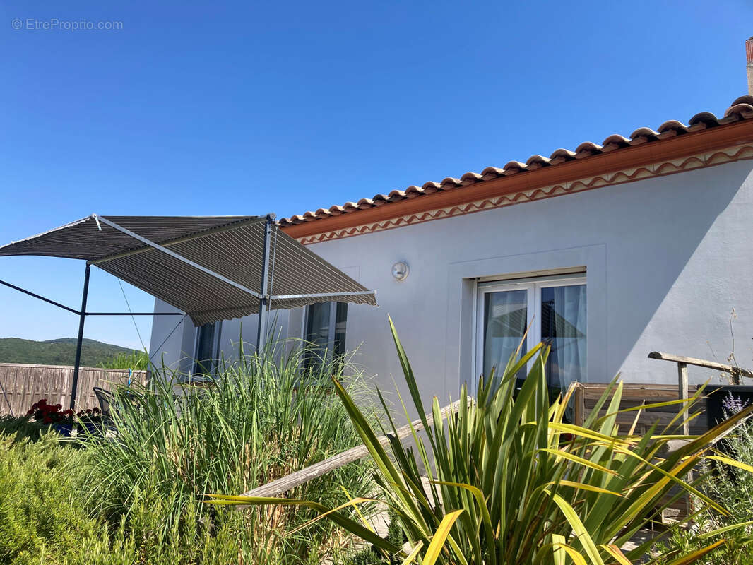 Entre Limoux et Carcassonne, 2 villas jumelées sur terrain avec piscine, double garage, terrasses, atelier. - photo 18