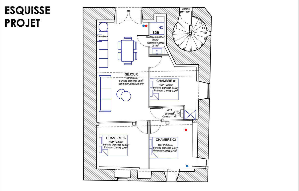 Appartement à LES PONTS-DE-CE