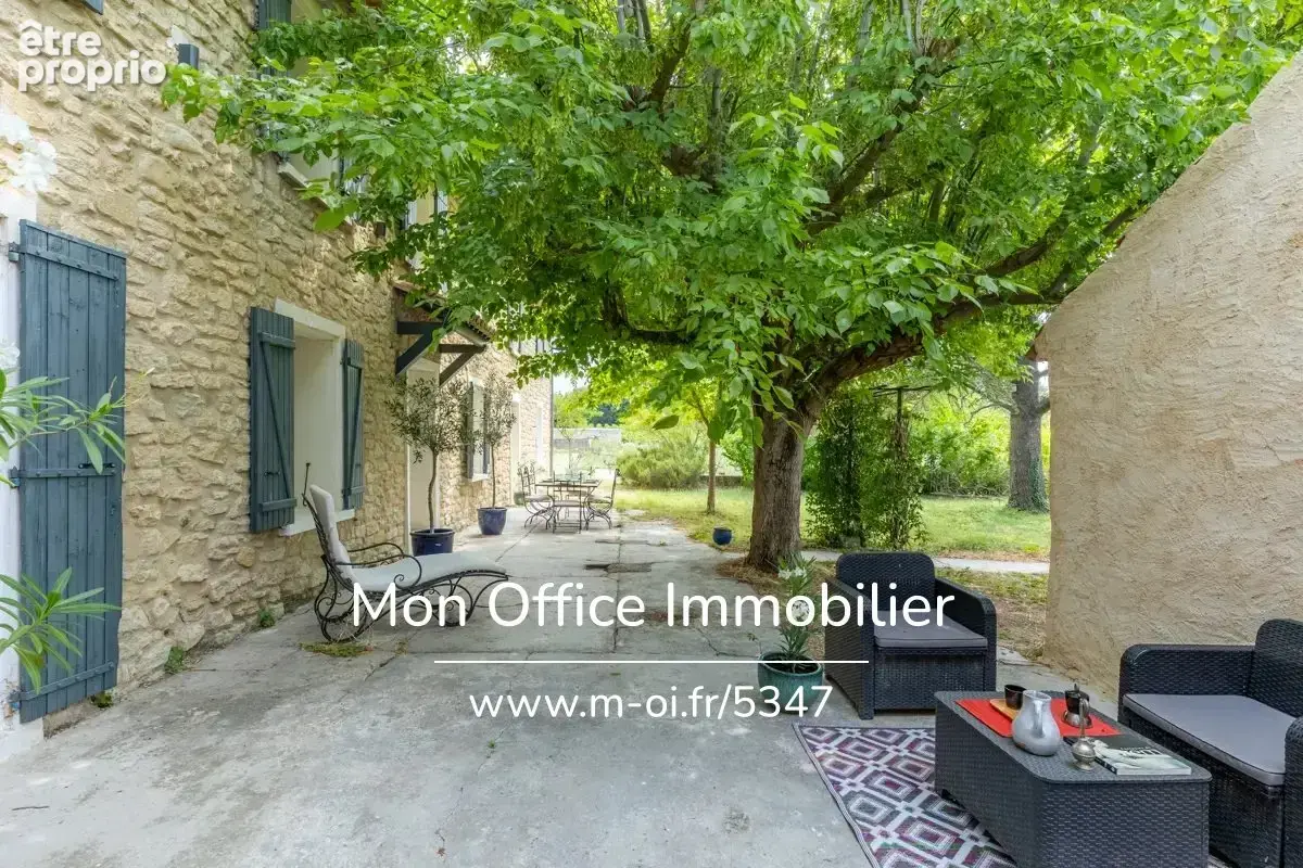 Référence : 7351-SJO - MAS en pierre dans le Vaucluse (84380)+ maison d'invités, remises, piscine, authenticité et calme - photo 9