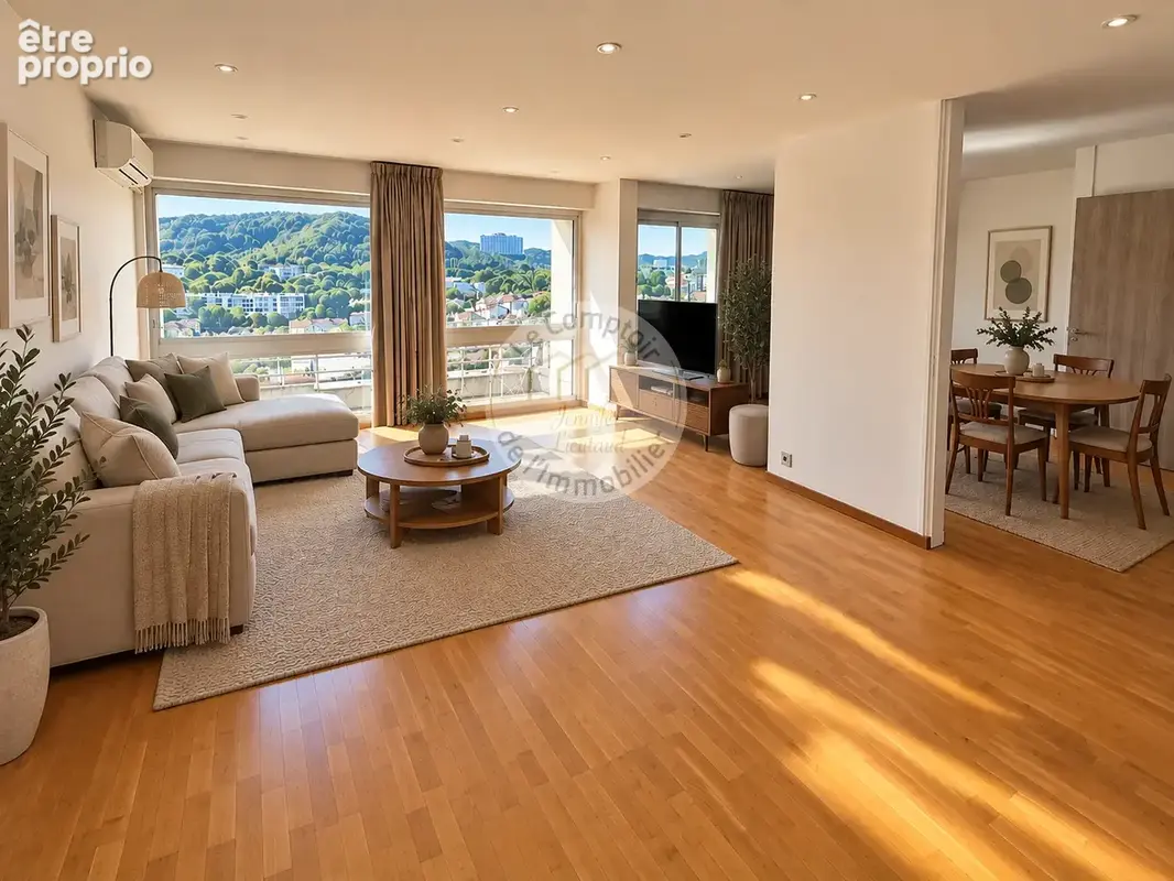 Type 3/4 au calme avec balcon et vue degagee - photo 6
