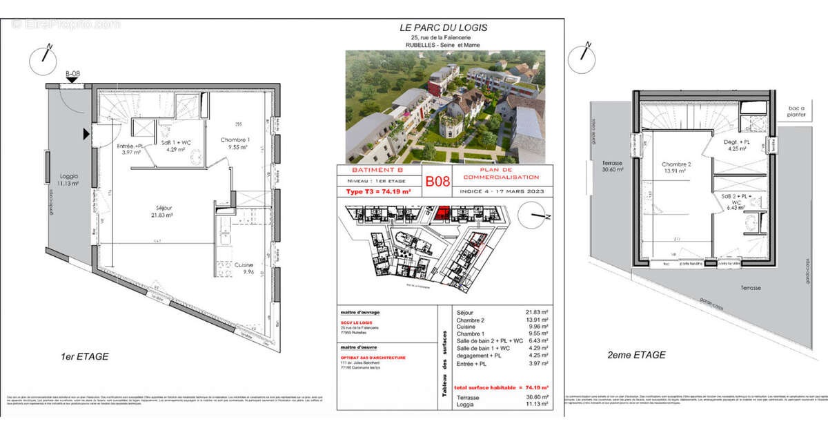 Appartement à RUBELLES