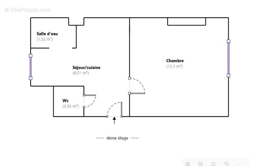 Appartement à PARIS-18E