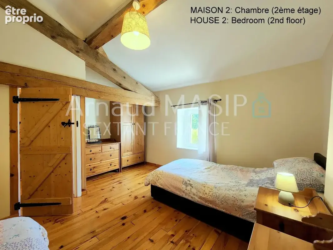 Imposant ensemble immobilier, 2 maisons attenantes, 8 chambres, grand jardin, piscine hors sol - photo 7