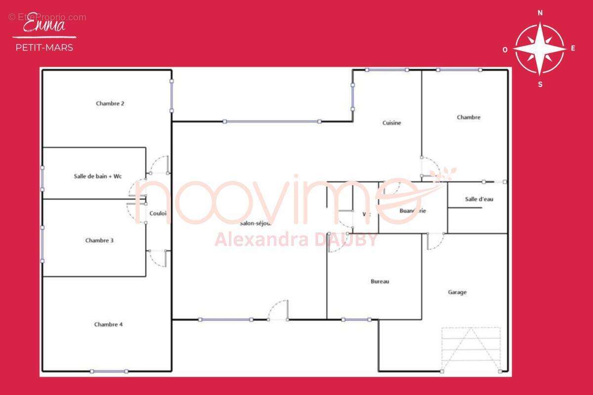 [Emma] Contemporaine plain-pied 4 chambres 1 bureau - photo 15