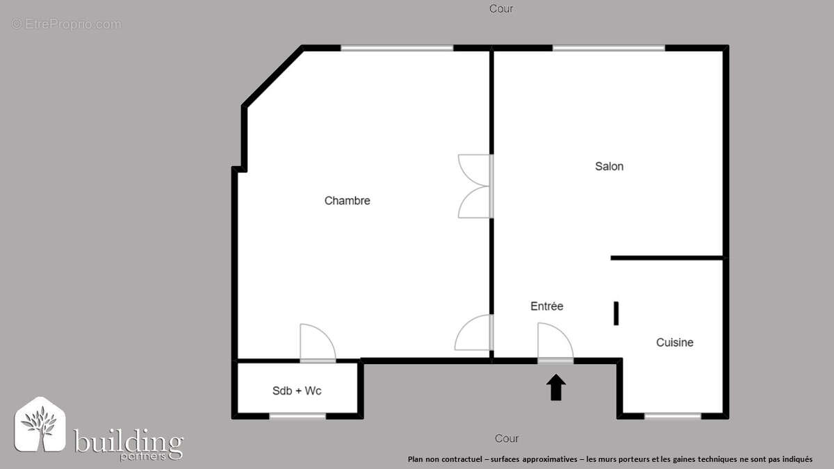 Pereire Paris 17ème - Appartement 2 pièces 34 m² - photo 2