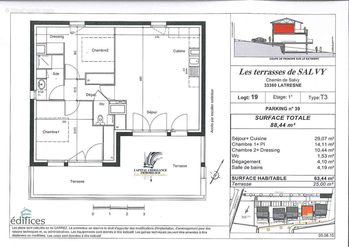 Appartement à LATRESNE