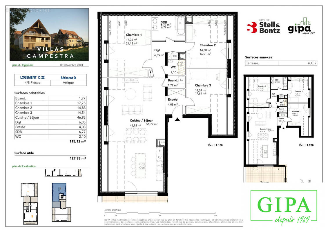 Appartement à BREUSCHWICKERSHEIM