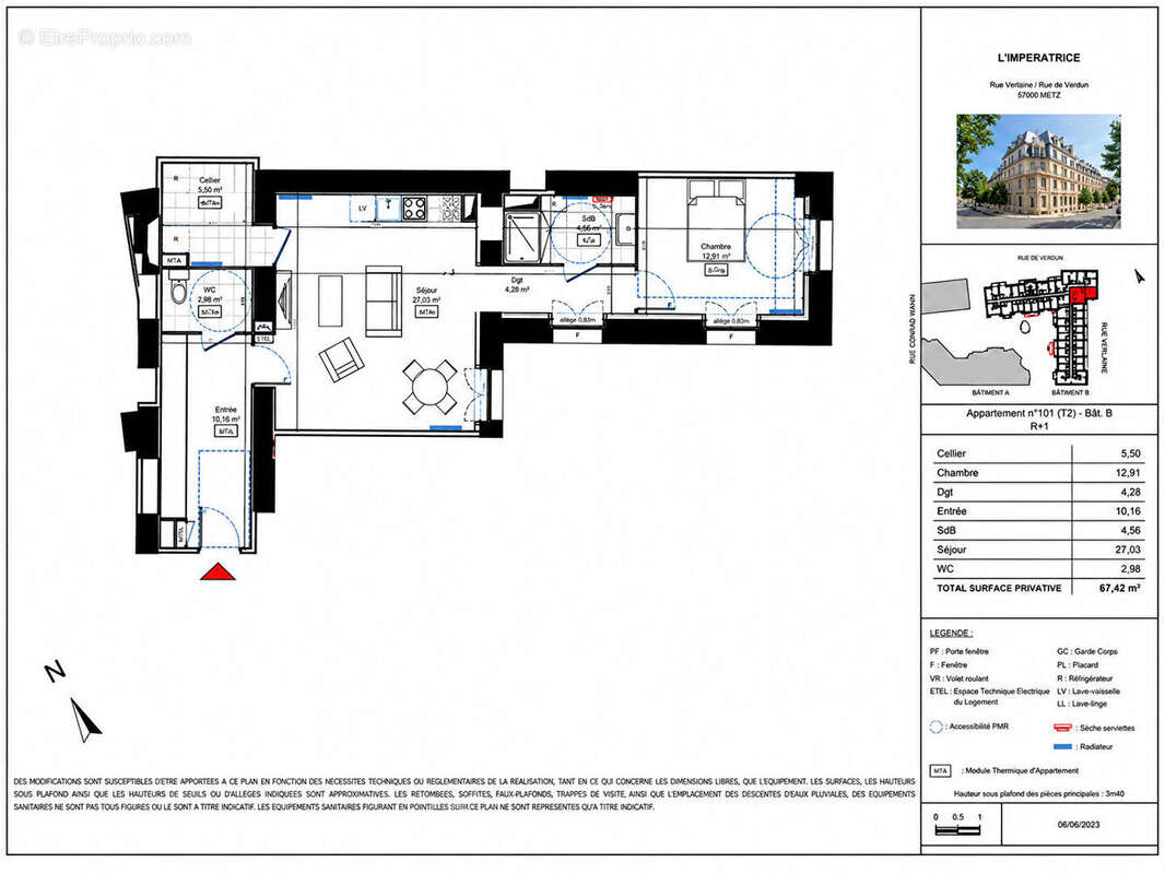 Appartement à METZ