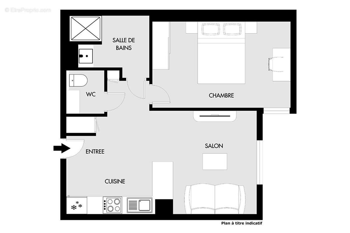 Appartement à PARIS-19E