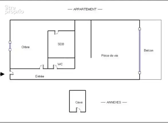 Nimes saint cesaire grand appartement de type 2 avec cave et terrasse en exclusivite - photo 9
