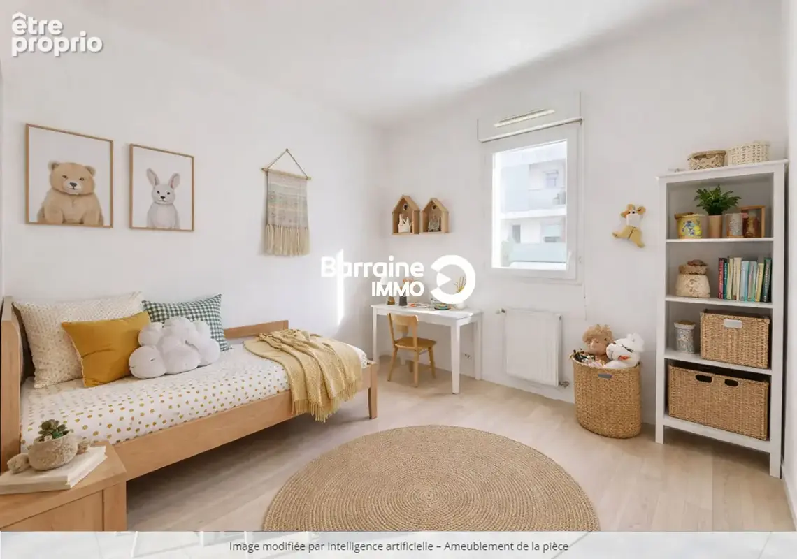 A vendre - lorient  centre ville - appartement recent de type 3 de 55m² avec balcon et garage - photo 7