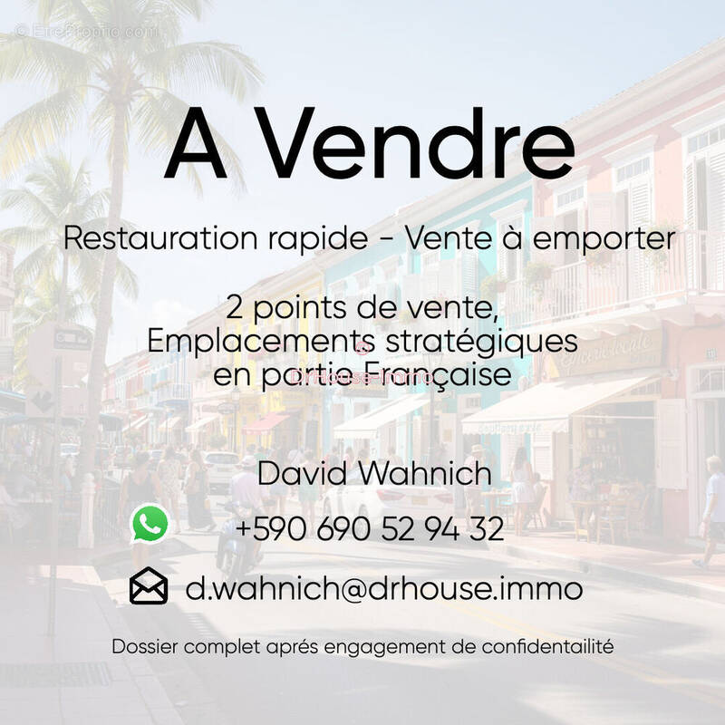 Commerce à SAINT-MARTIN