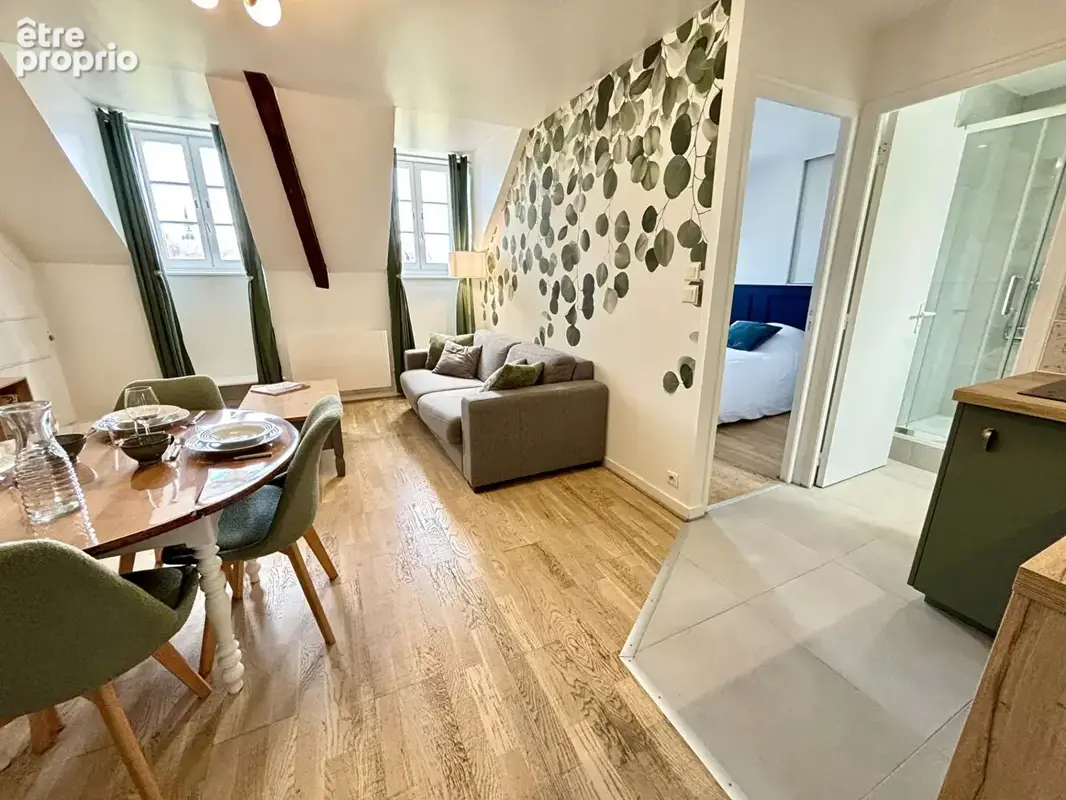 DINAN / Appartement  T2 de charme au coeur de la cité médiévale avec vue degagée - photo 3