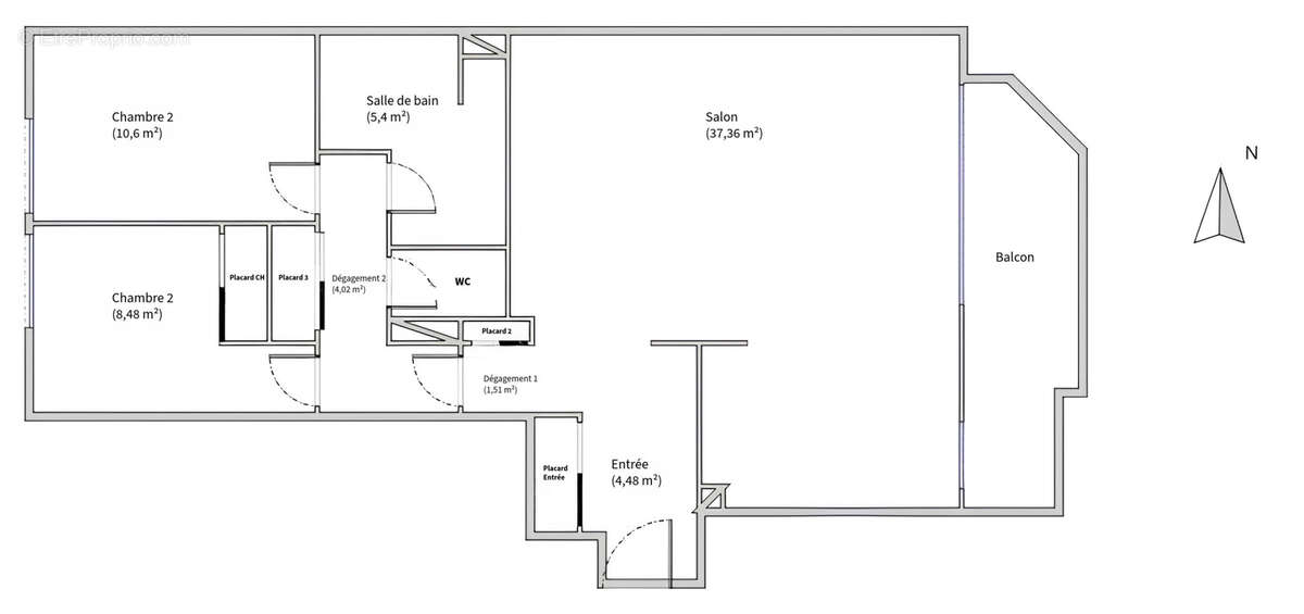 Appartement à MARSEILLE-8E