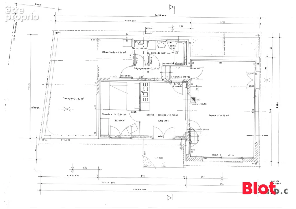 Maison 2 pièces 63 m² à vendre à L'hermitage (35590) - photo 2