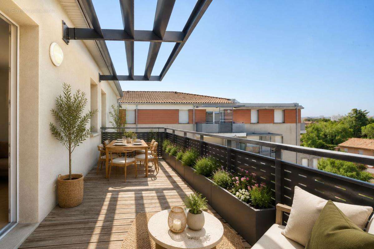 T3 Dernier étage – Terrasse, vue dégagée sans vis-à-vis et parking sous-sol - photo 12