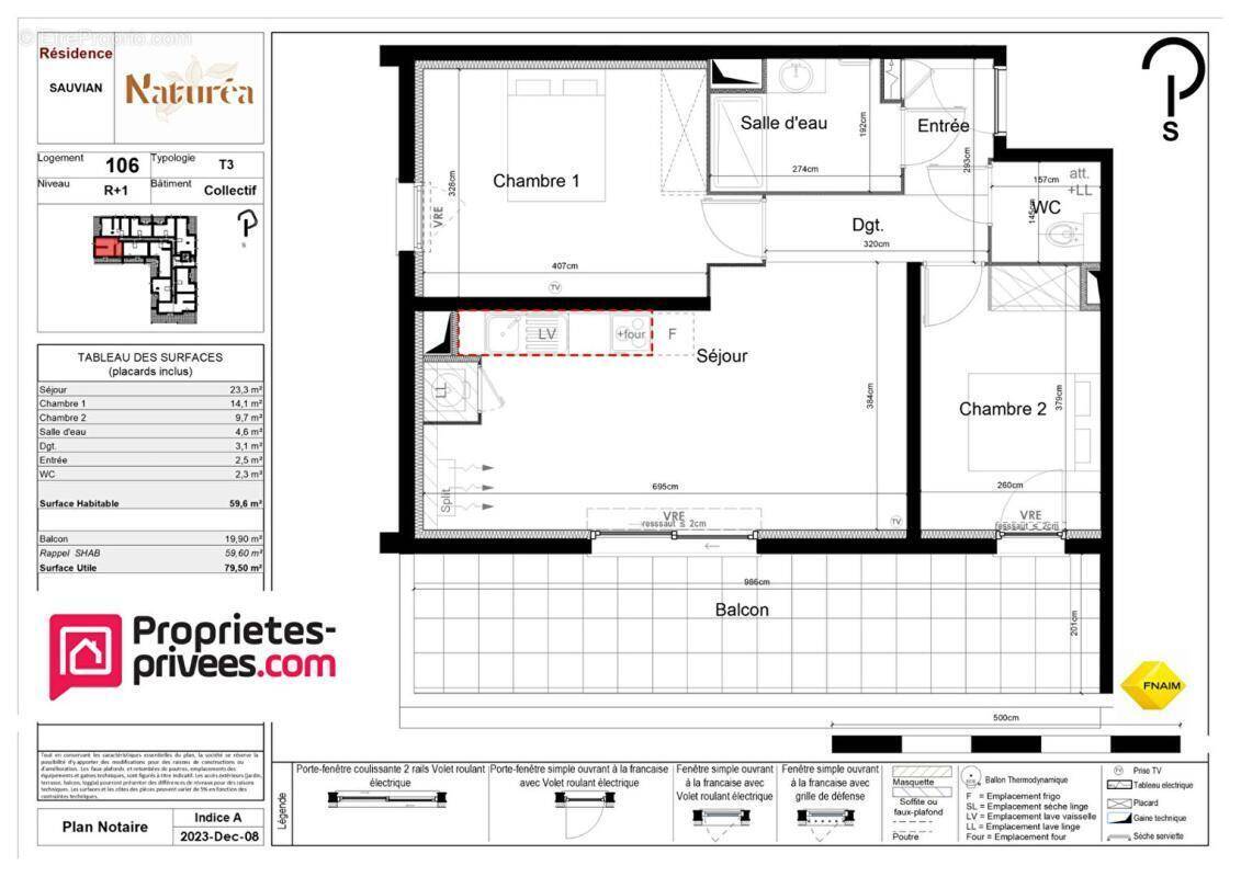 Appartement à SAUVIAN