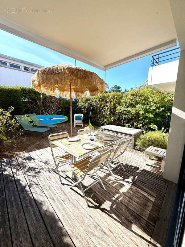 Saint-julien t3 avec terrasse, jardinet, place de parking et garage à 100 m de la plage - photo 10