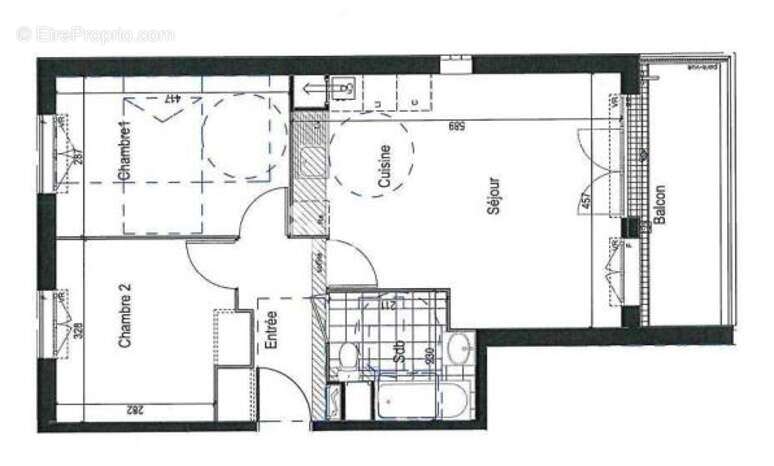 Appartement à PIERREFITTE-SUR-SEINE