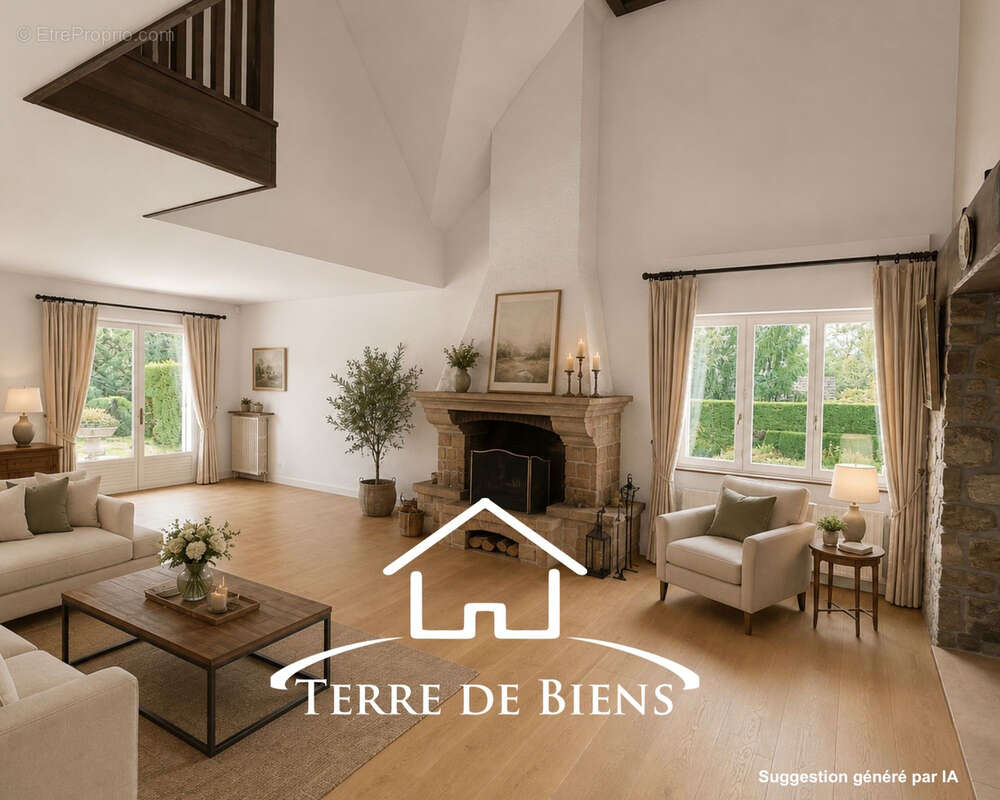 Maison de caractère avec parc paysagé   243 m2 habitables   8 pièces   plus Sous-sol complet   Parc arboré - photo 5