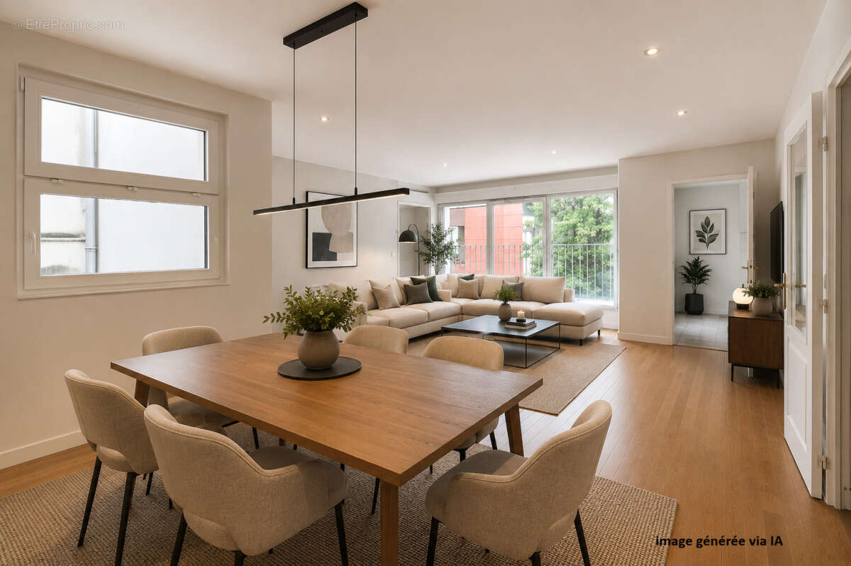 Appartement - 58 m2 - 2 pièces - photo 2