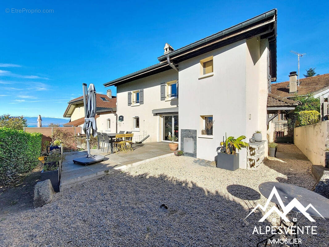 vente-maison-mitoyenne-3chambres-garage-jardin-allinges-alpesvente  - Maison à ALLINGES