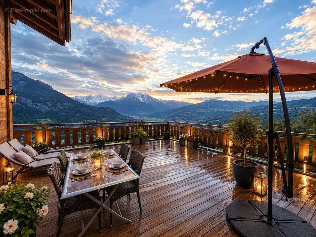 Chalet d'exception – Vue panoramique sur le Mont-Blanc – Prestations haut de gamme - photo 4