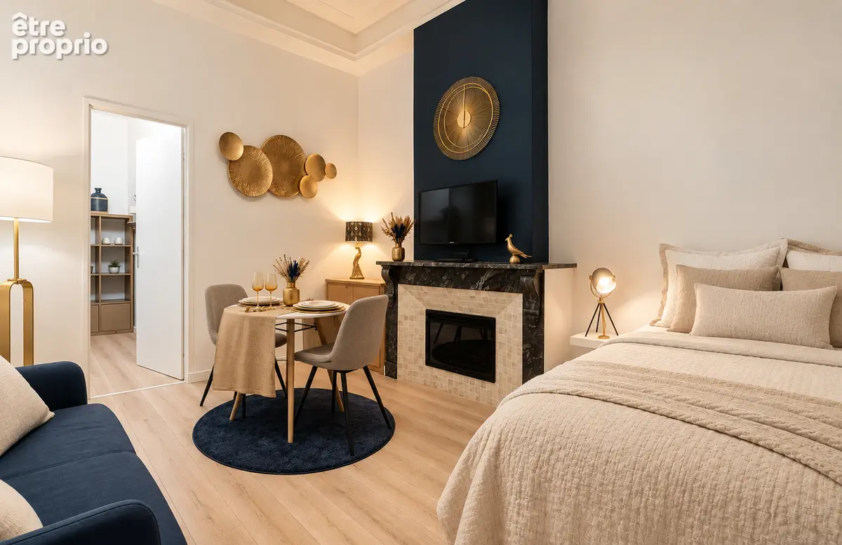 Appartement Narbonne 1 pièce(s) 23.73 m2 - photo 1