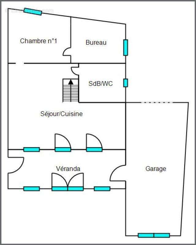 2/3 chambres, 1 bureau. Be lespace en pelouse avec garage - photo 8