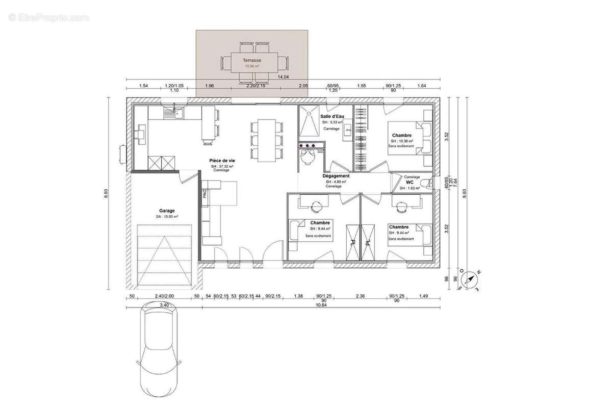 Maison à TERCE