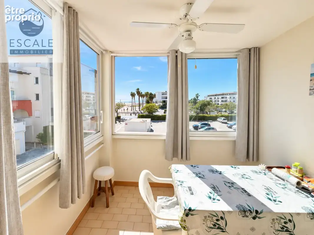 Vente type 2 cabine vue mer aux quilles a sete - photo 3