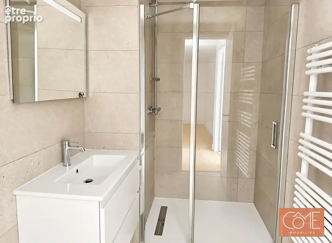 Rennes anatole france - appartement t3 neuf 78 m² - terrasse 12 m² - vue canal de l'ille - parking - résidence de standing - photo 8