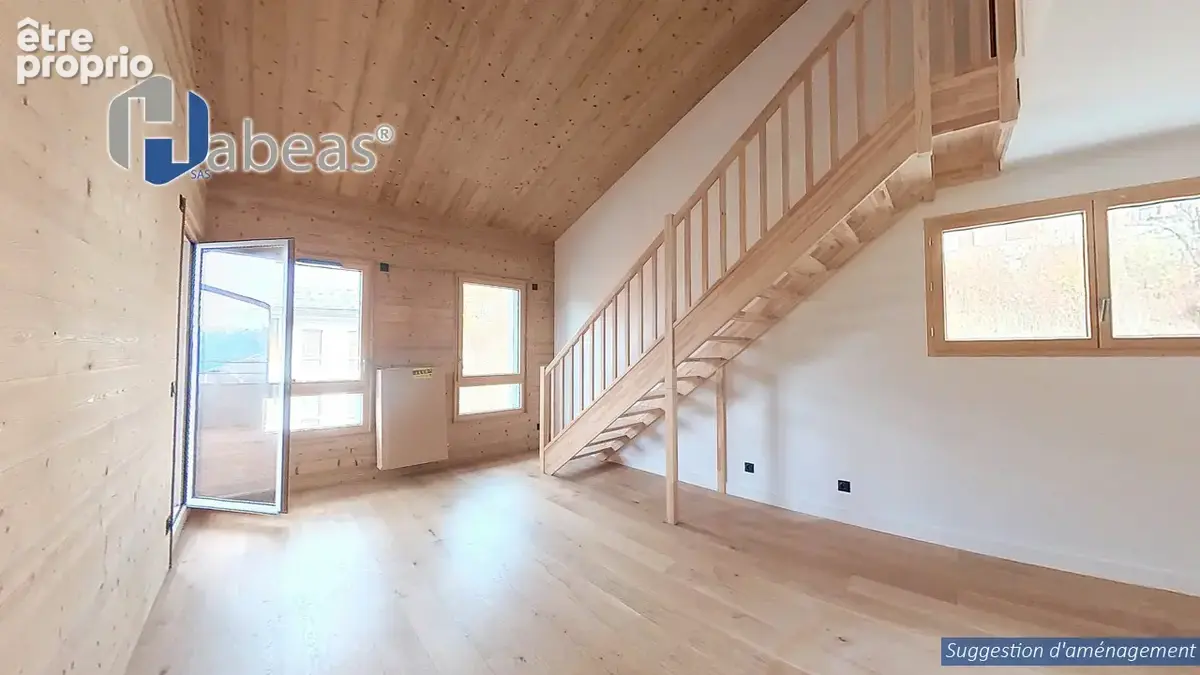 T3 Duplex, 2 chambres, 67,01m², Balcon 6m², Casier à Ski, cellier - photo 3
