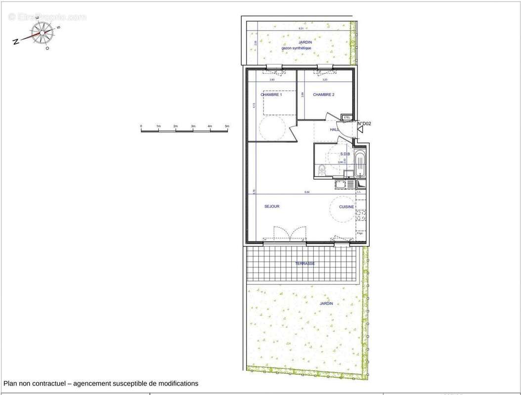 Photo 5 - Appartement à LA ROQUETTE-SUR-SIAGNE