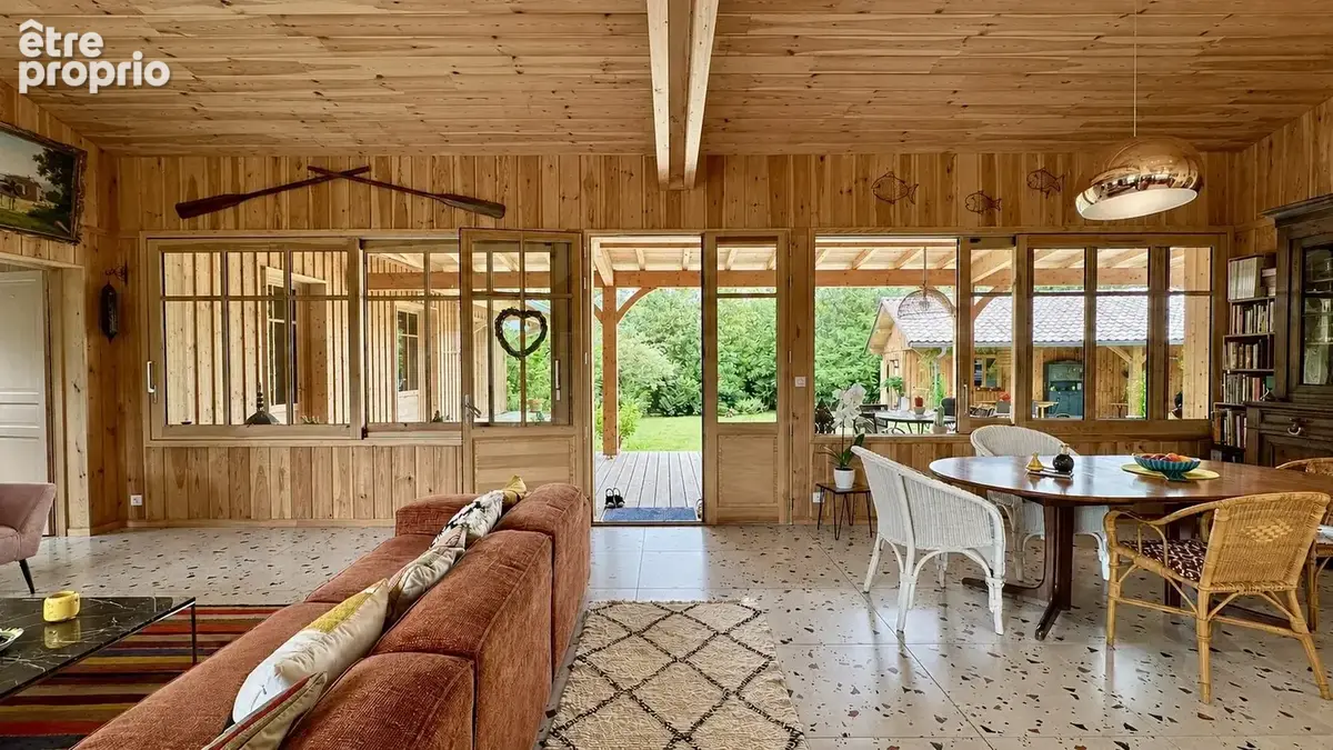 Ensemble immobilier dont villa ossature bois de type t4 de 165  +  dependance de 120 m2 - photo 4