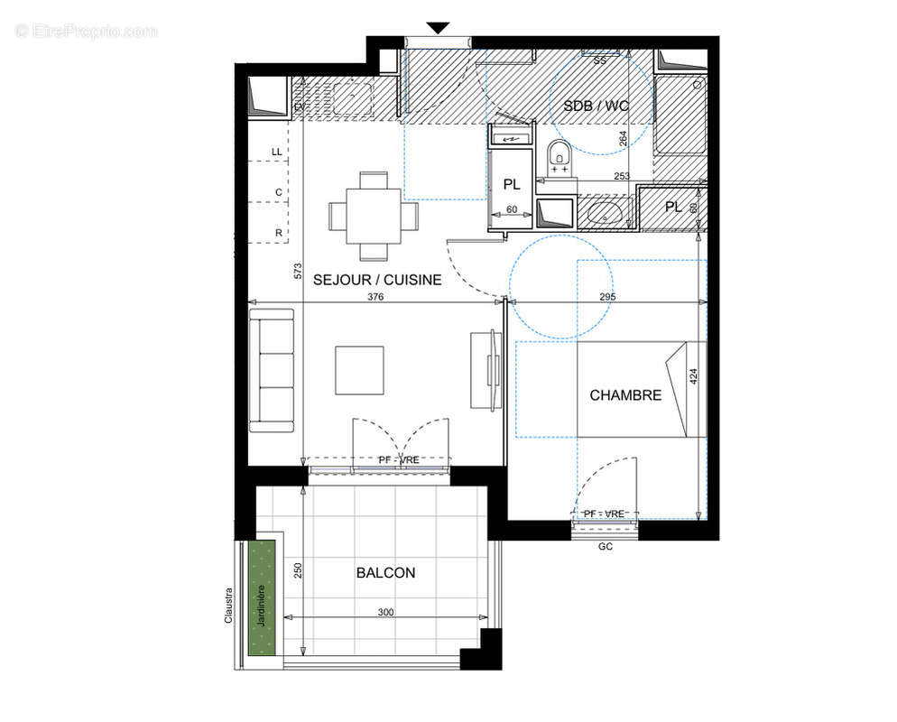 Appartement à VALLAURIS