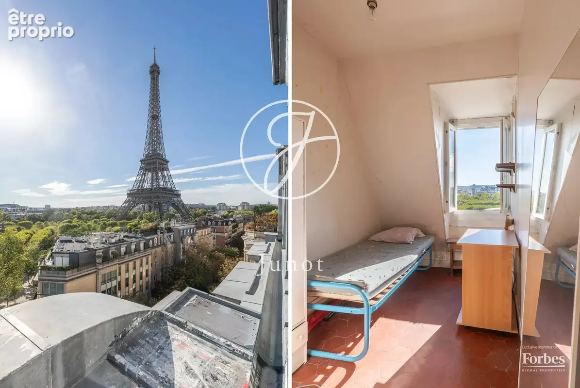 Paris 7e - CHAMP DE MARS - Appartement - 5 pièces - 130,45m² Carrez - 133,35m² au sol - Vues dégagées - photo 20