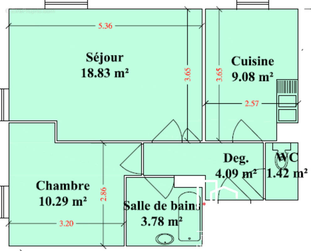 Appartement à SAINT-PIERRE-DU-PERRAY