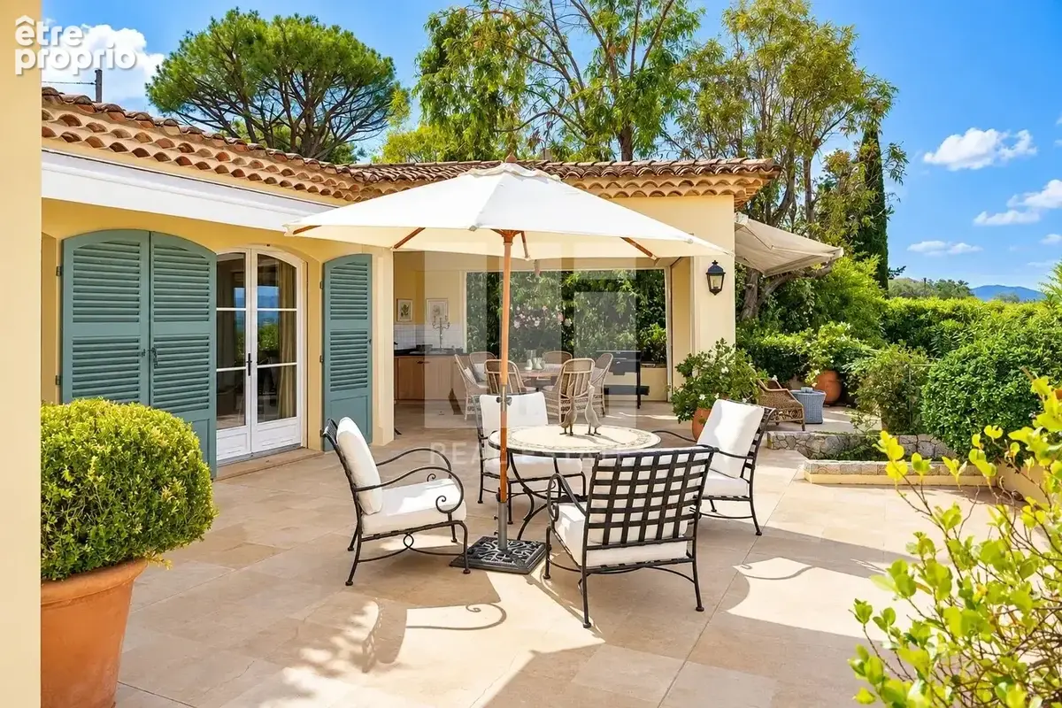 Mougins : village a pied - au calme - magnifique villa provençale 5 ch - photo 9