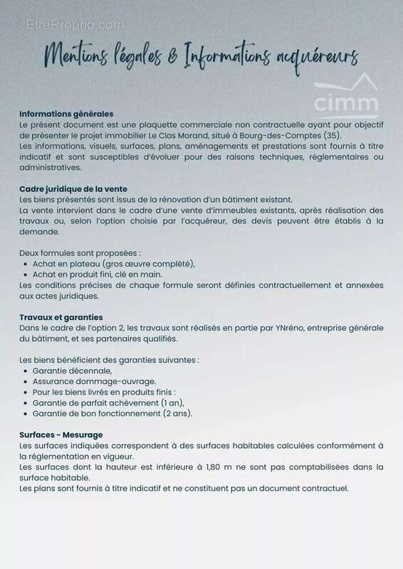 Appartement à BOURG-DES-COMPTES