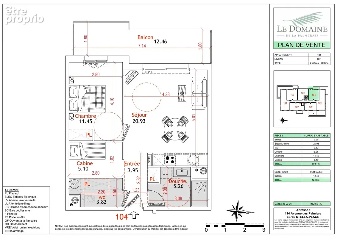 Appartement 2 pièces 51 m² à vendre à Cucq (62780) - photo 2