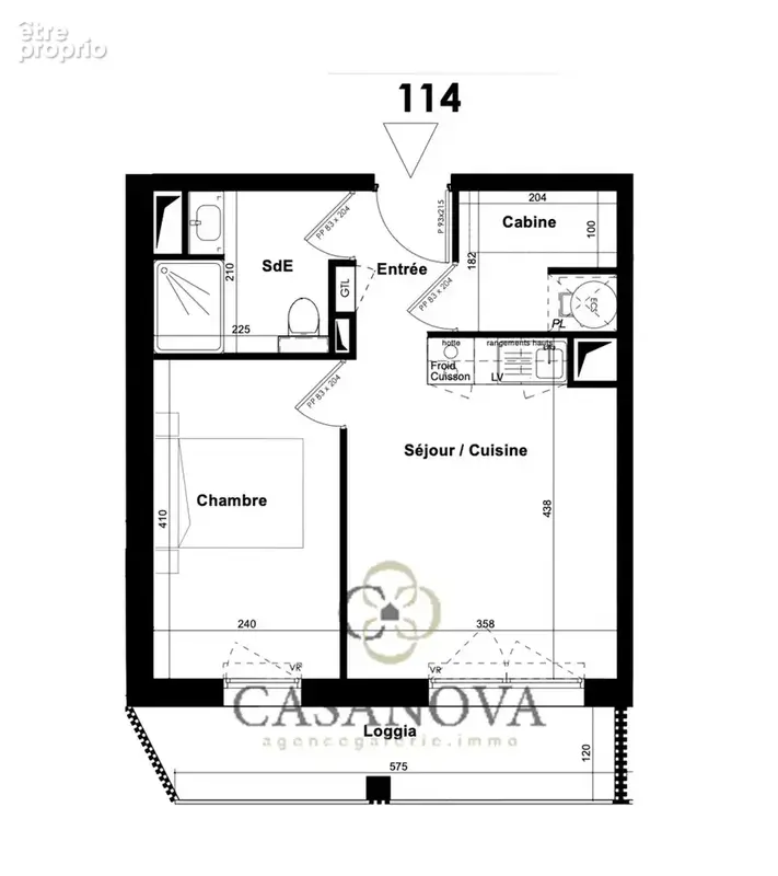 T2 Cabine au pied des pistes LES ANGLES - loggia et stationnement - photo 2