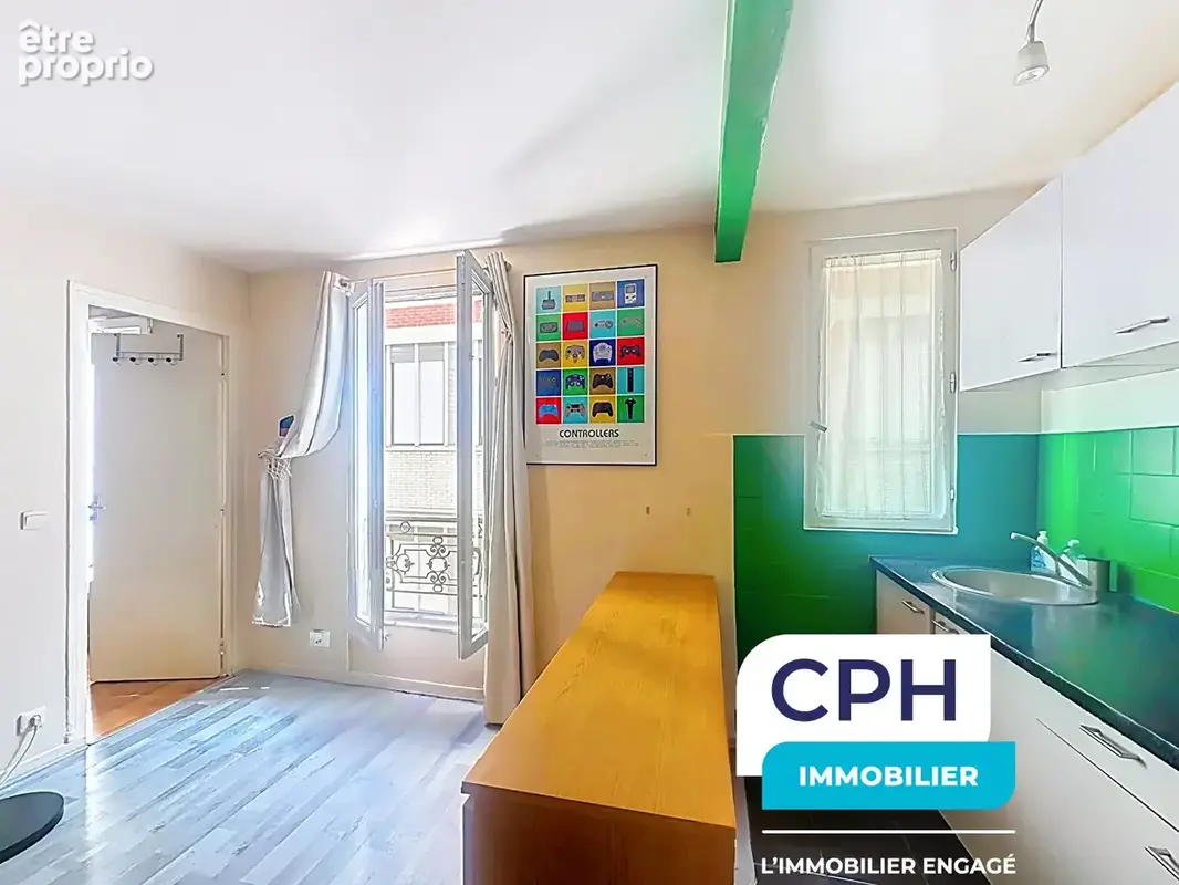 Paris 19e  Passage Wattieaux  2 pièces de 32 m² au calme - photo 2
