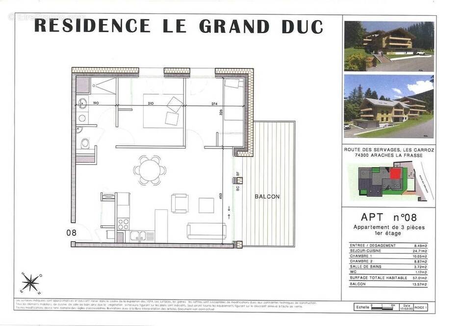 Appartement à ARACHES-LA-FRASSE