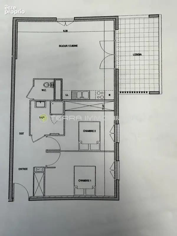 T3 récent de 71m2 - terrasses de bodiccione - ajaccio - photo 8